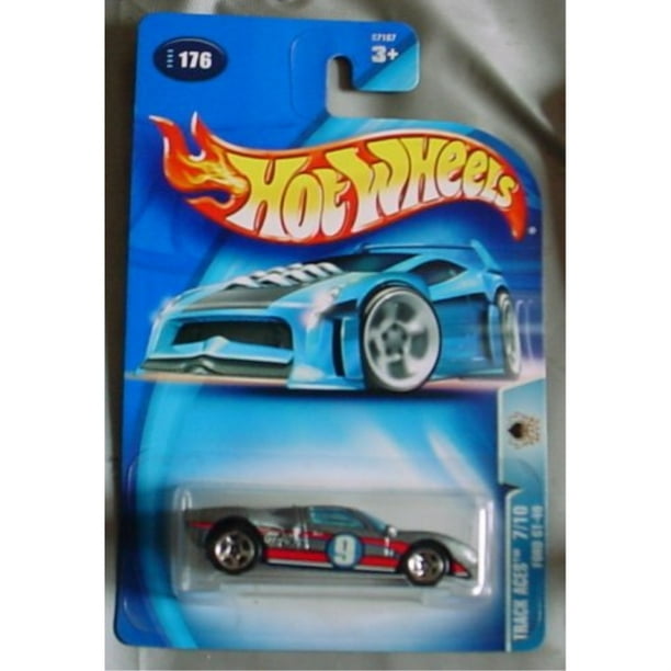 Details about  / 2003 Hot Wheels #176 Track Aces 7//10 FORD GT-40 Gray w//Chrome 5 Spoke Wheels